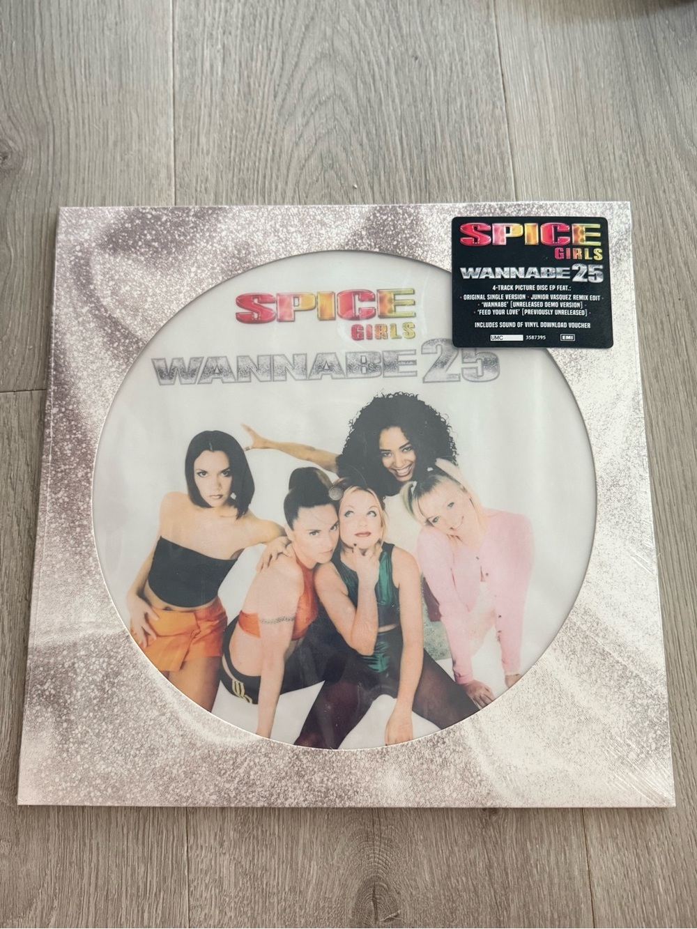 Spice Girl Wannabe 25th anniversary Picture Disc Vinyl – Collectible